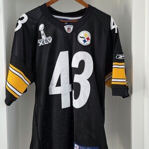 Black and Yellow Football Jersey with Number 43